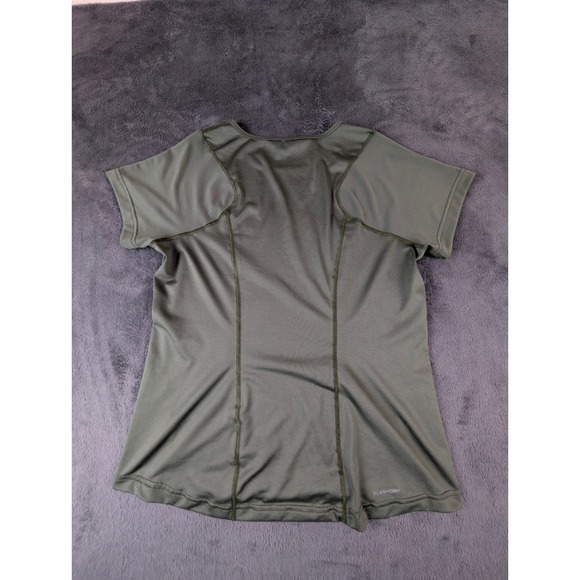 The North Face Women's‎ Green Performance T-Shirt Short Sleeve FlashDry Athletic - Picture 9 of 11